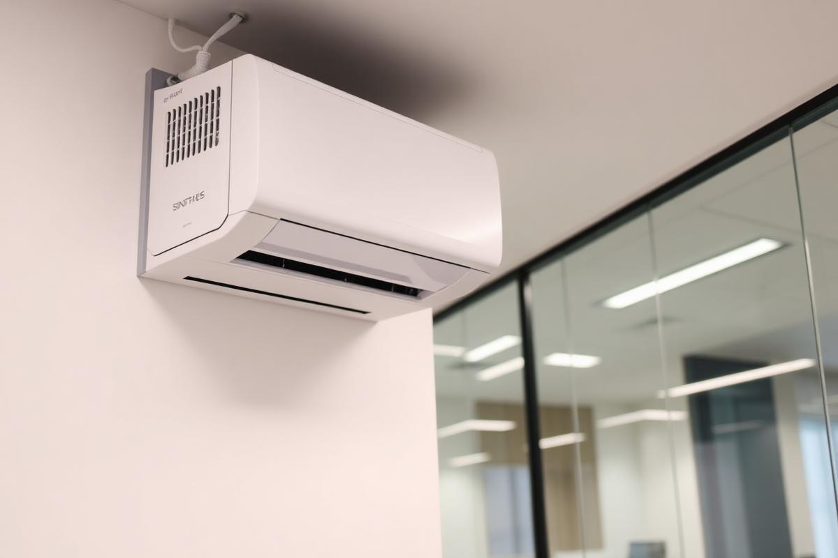 Equipos split instalados en espacio profesional